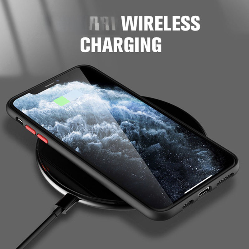 Suitable For Apple 15 Mobile Phone Case Magnetic Absorption IPhone 1413 12 11 Pro Magnetic Anti-fall Matte Protective Cover